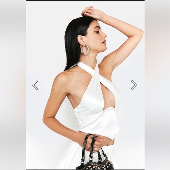TIC TOC Keep Them Guessing Halter Top - Picture 4 of 7
